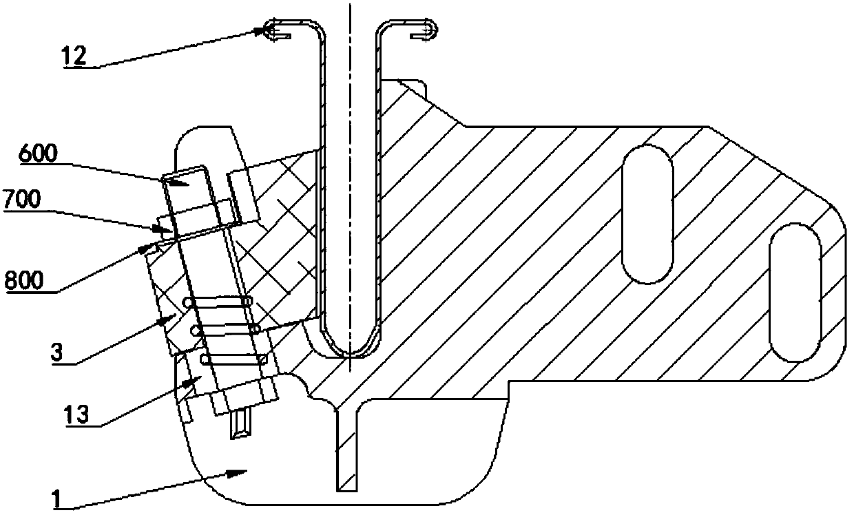 A self-adjusting glass bracket