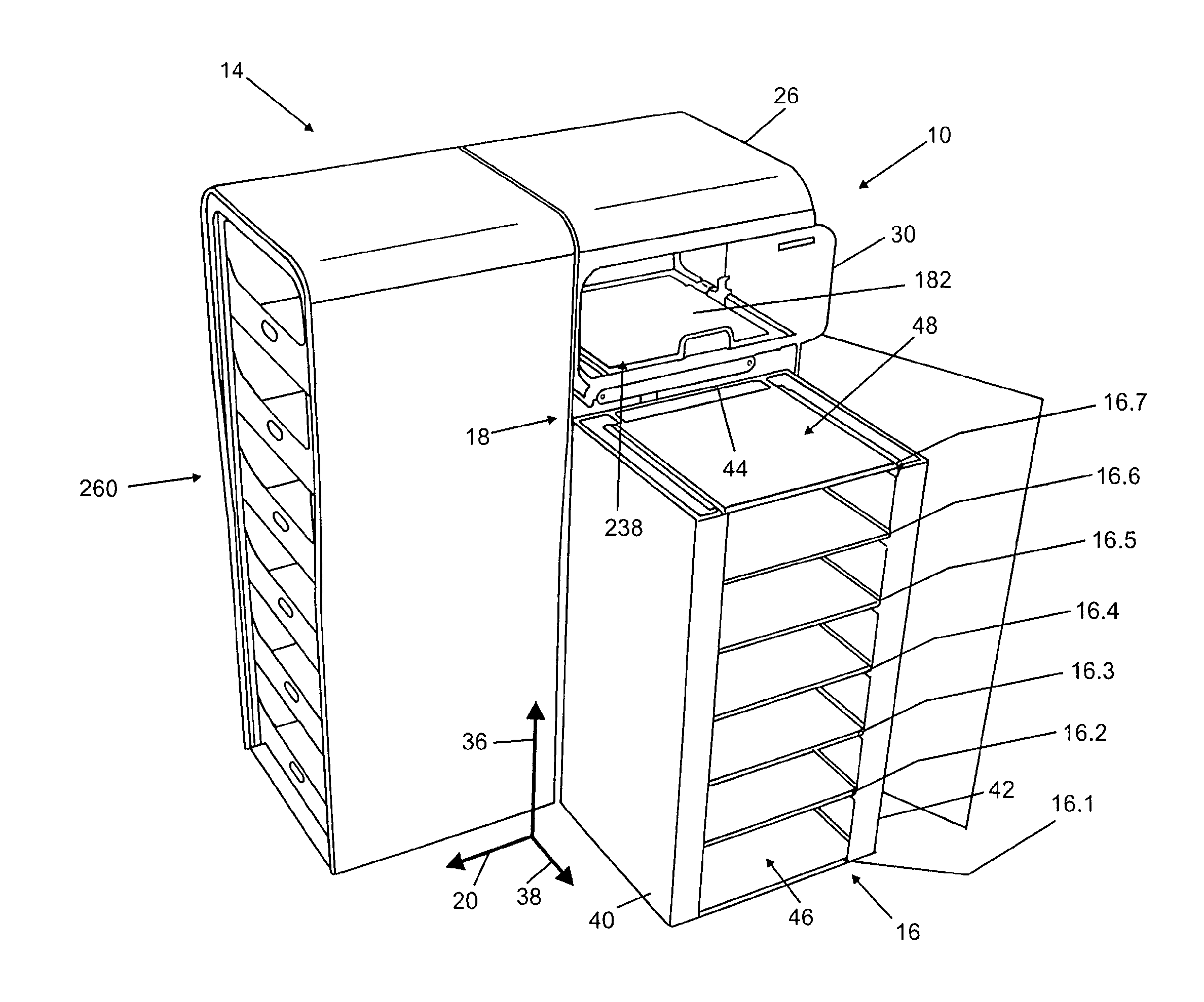 Napkin folding device