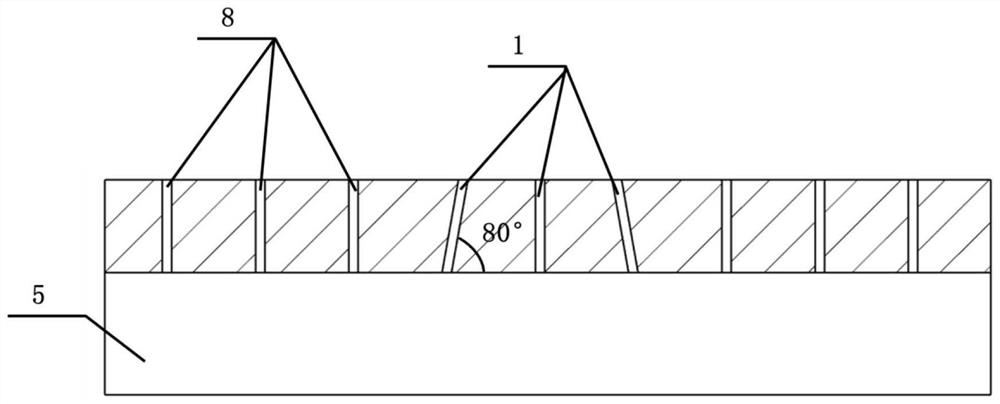 Internal throwing type bench blasting method