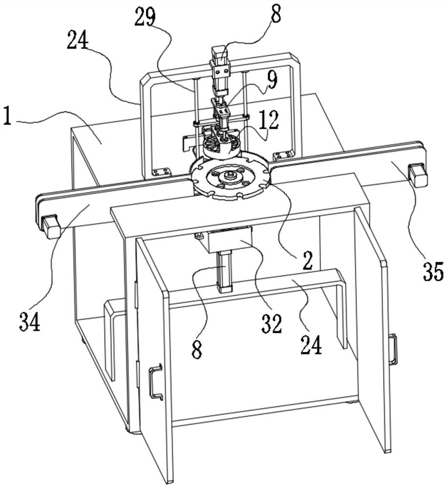 A stamping device for the preparation of hook-type commutators