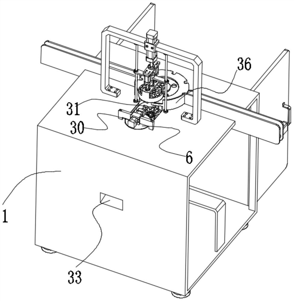 A stamping device for the preparation of hook-type commutators