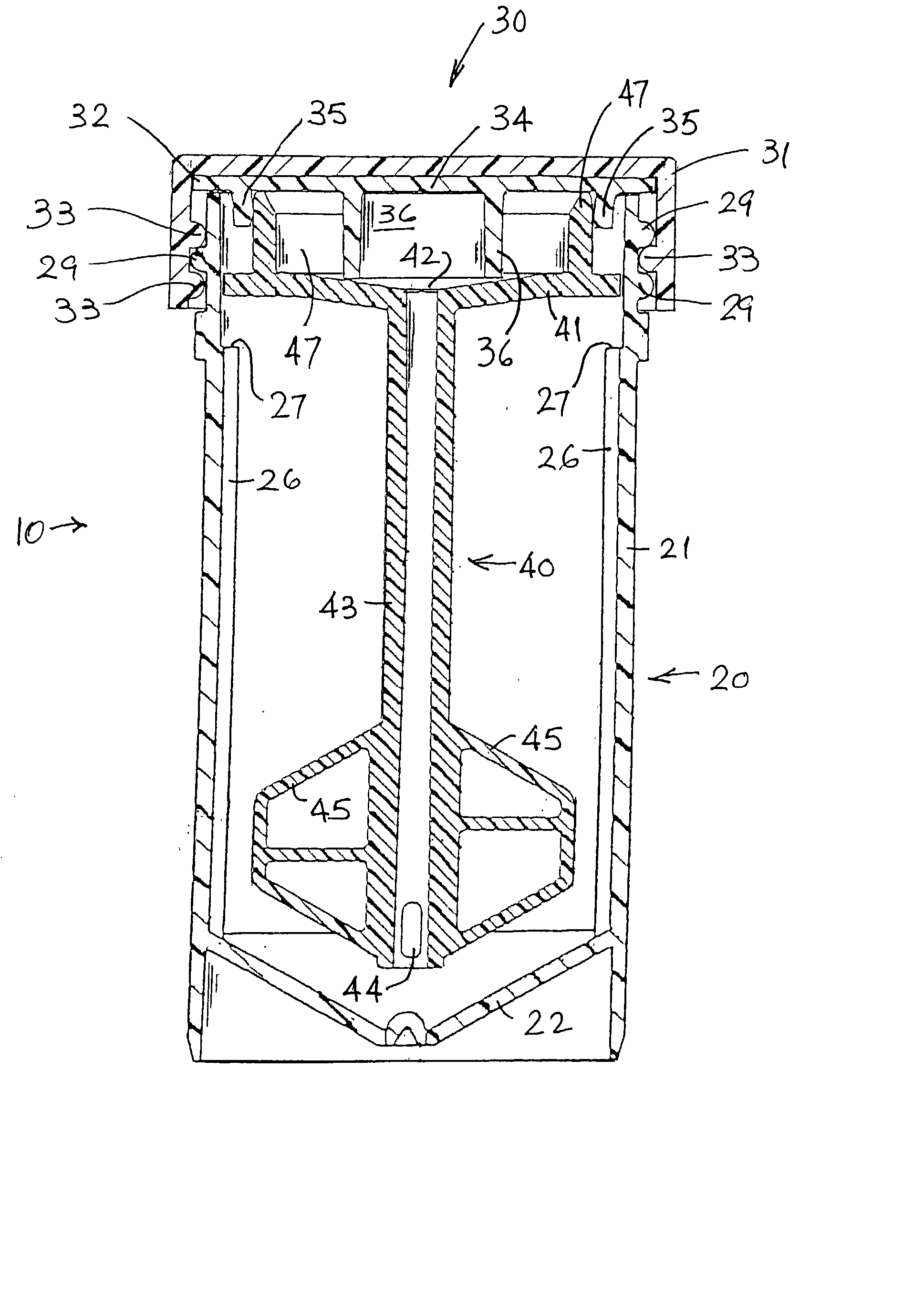 Apparatus and method for mixing specimens in vials