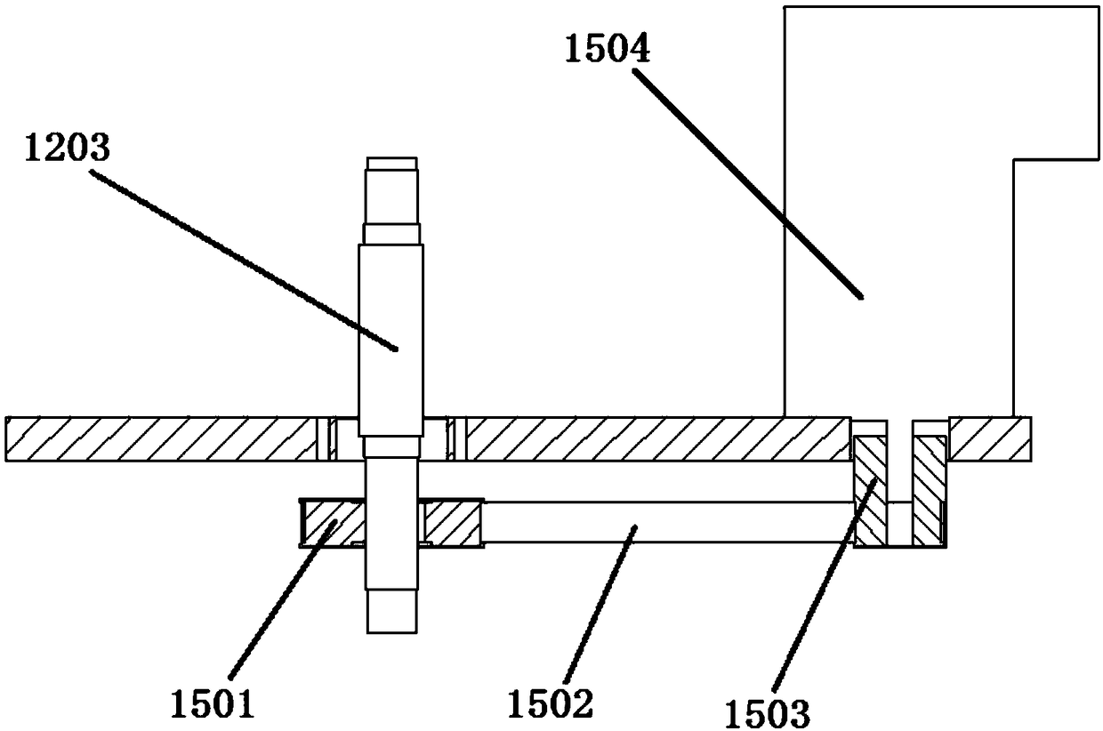 Transmission test apparatus based on circular grating