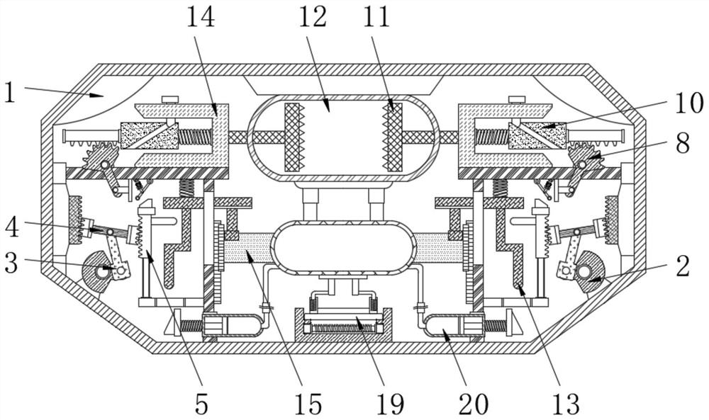 Rapid waste recovery processing device for optical fiber cable sheath