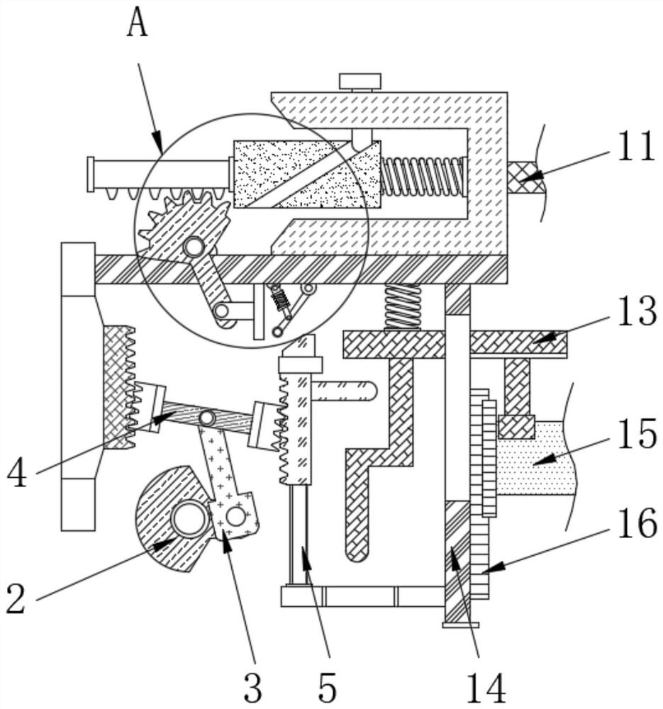 Rapid waste recovery processing device for optical fiber cable sheath