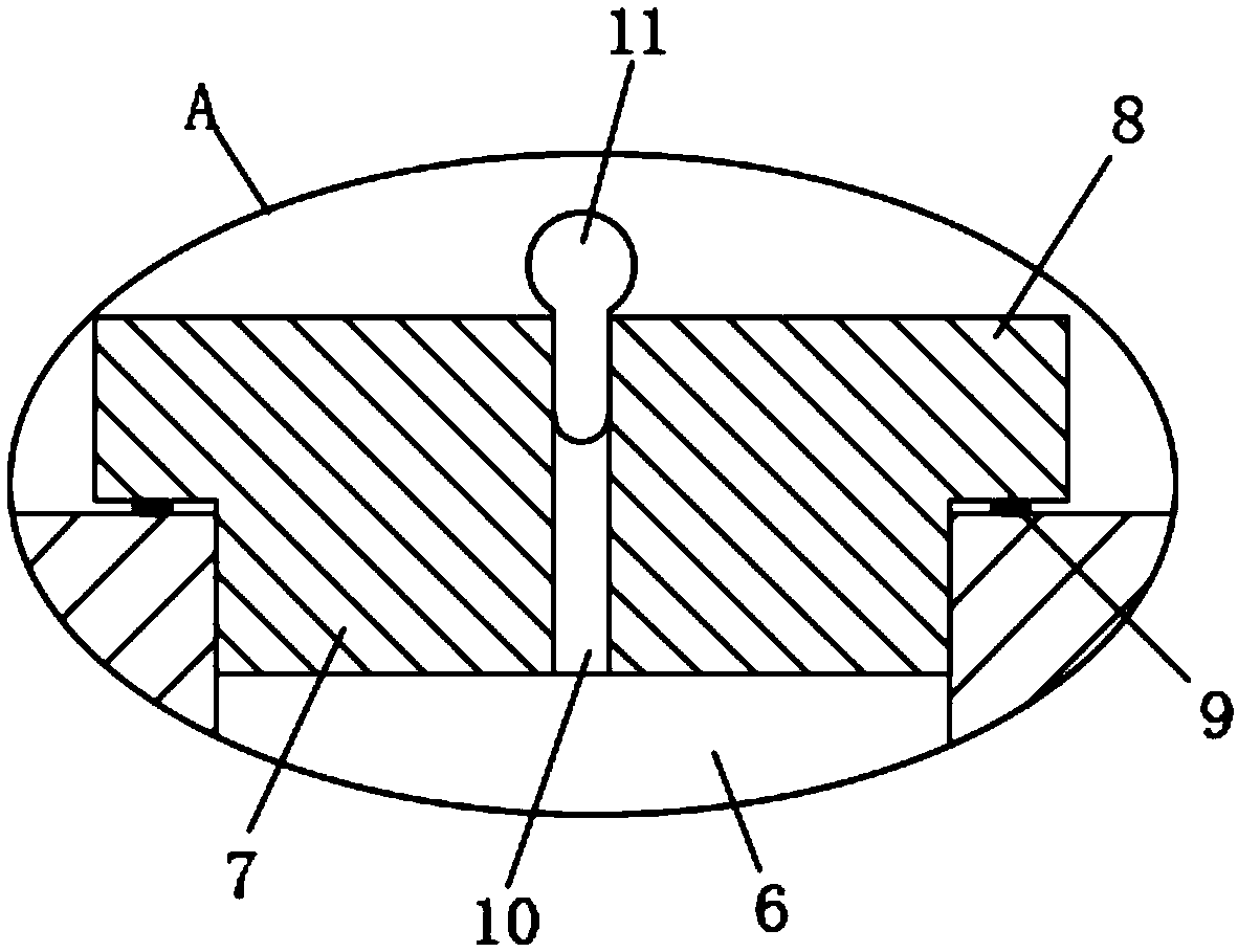 A household floor mopping and cleaning device