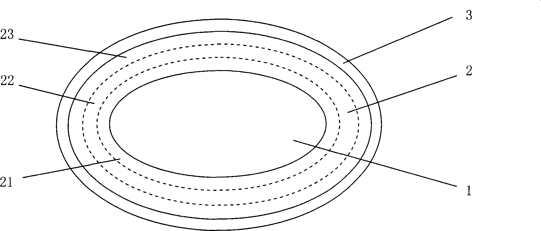 Inorganic combined seal spacer and method for making same