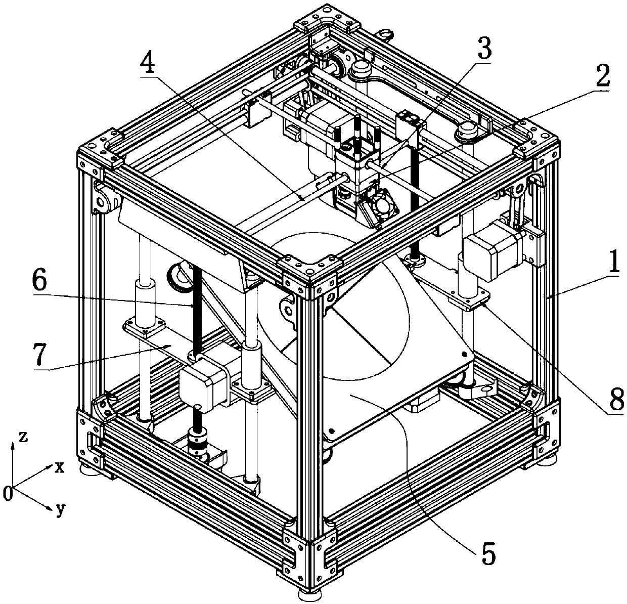 A dual-axis 3D printing platform