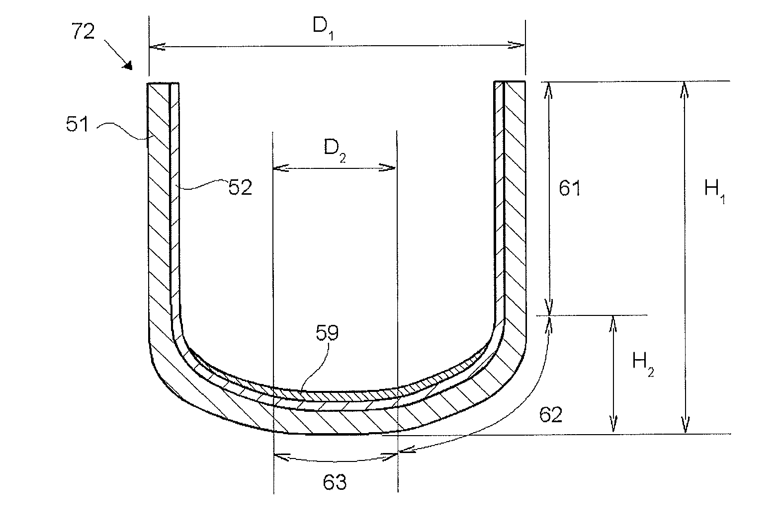 Silica container for pulling single crystal silicon and method for producing the same