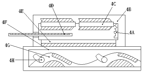 Undulating viscose removing recovery assembly line of inner square furnace pad sliding screen based on waste sand