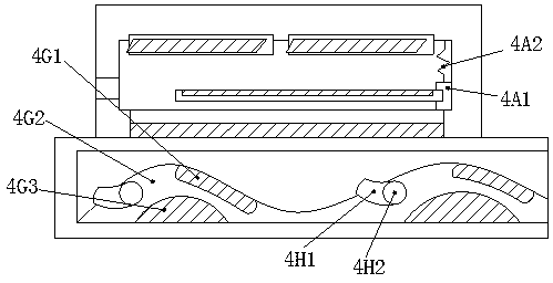 Undulating viscose removing recovery assembly line of inner square furnace pad sliding screen based on waste sand