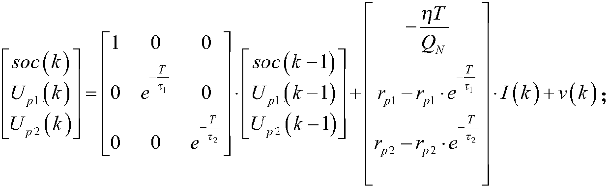Method for estimating remaining capacity of battery based on threshold extension Kalman algorithm