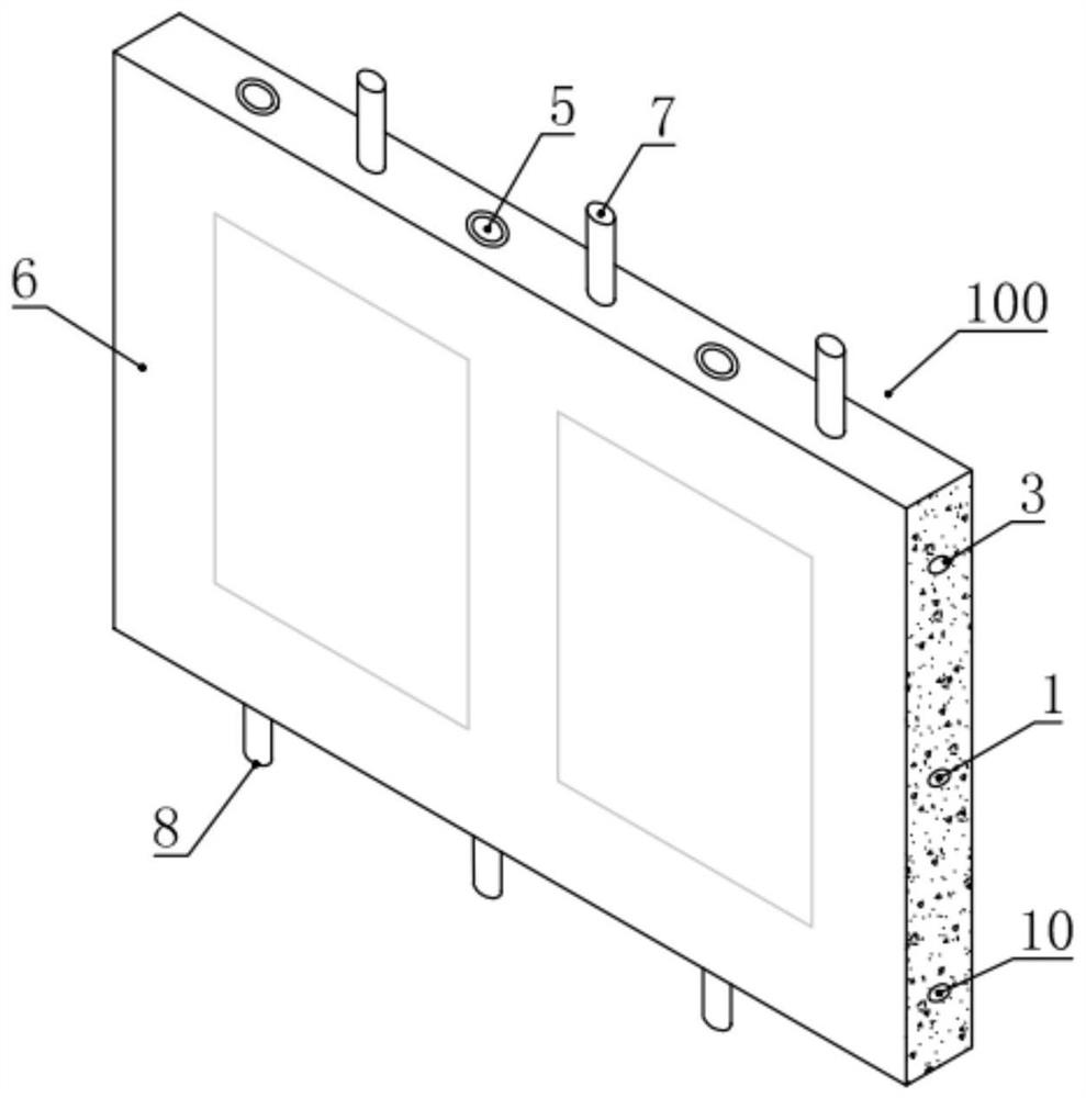 A vertical connection structure of a prefabricated shear wall structure