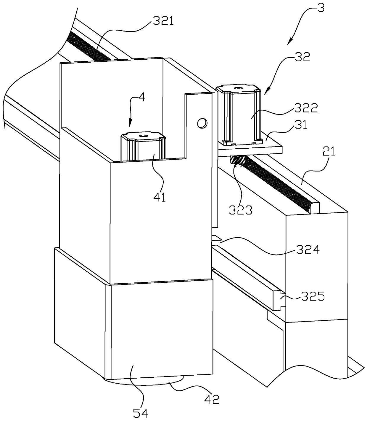 Grinding machine for toughened glass production