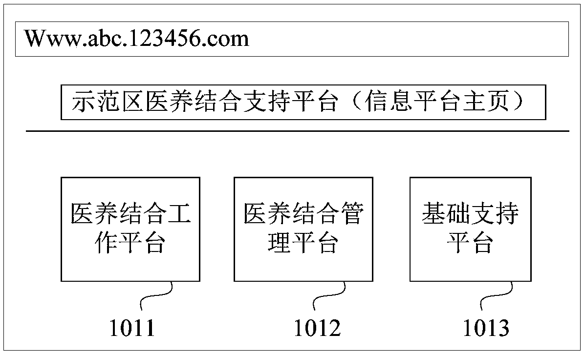 Internet-based medical care and pension combination supervision system and method
