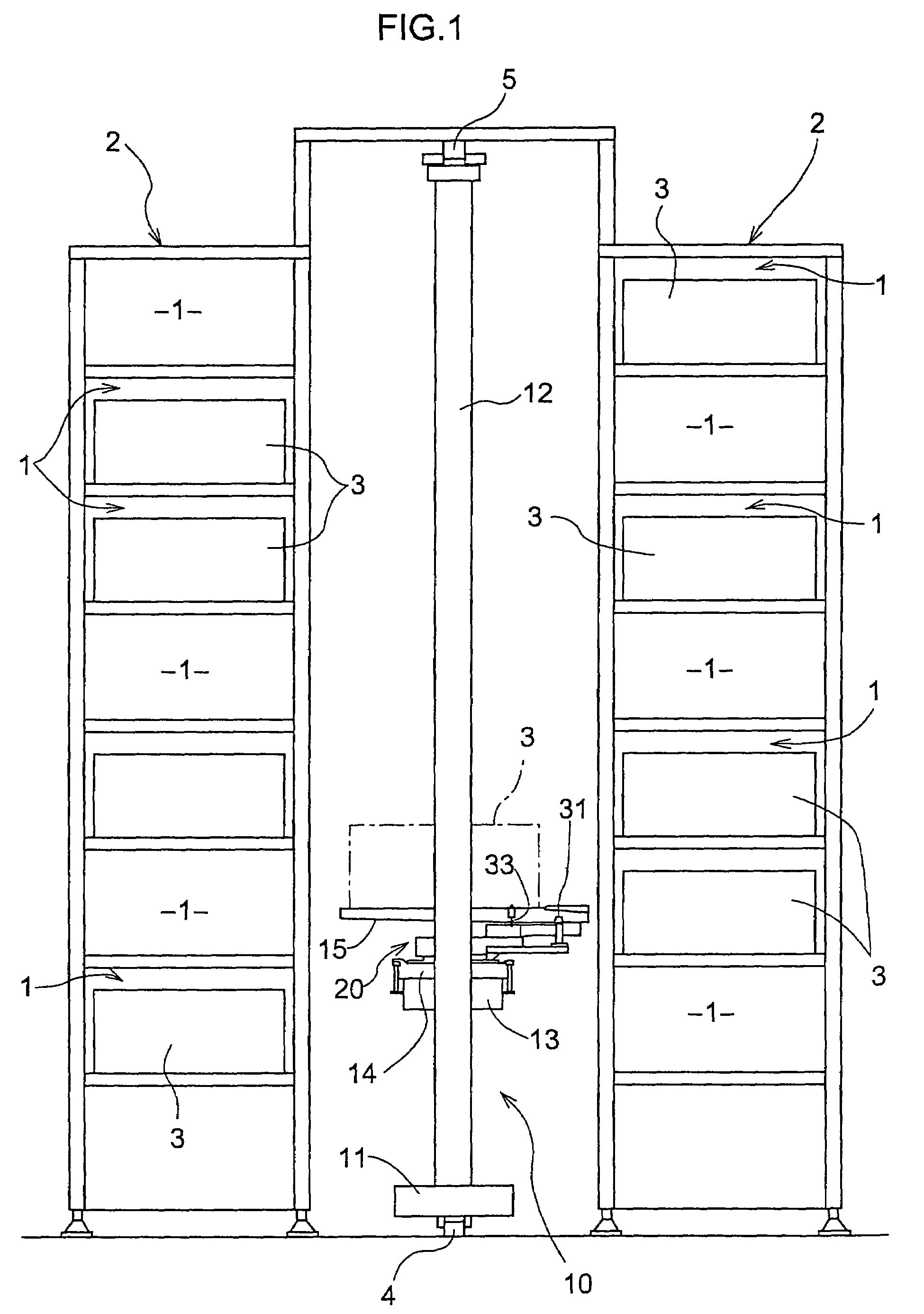Transporting apparatus with position detection sensor