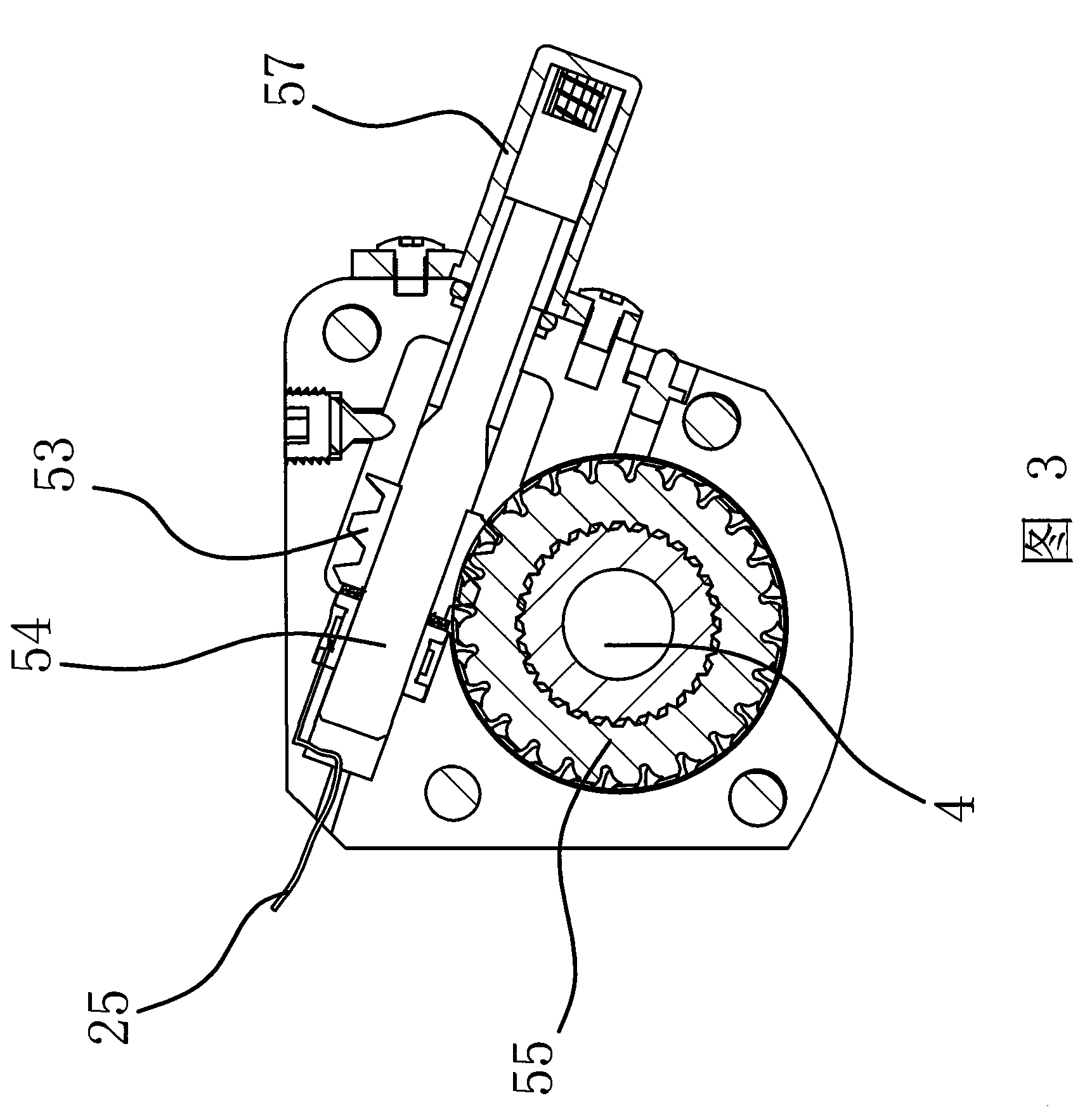 Tape picking and laying device of tighter