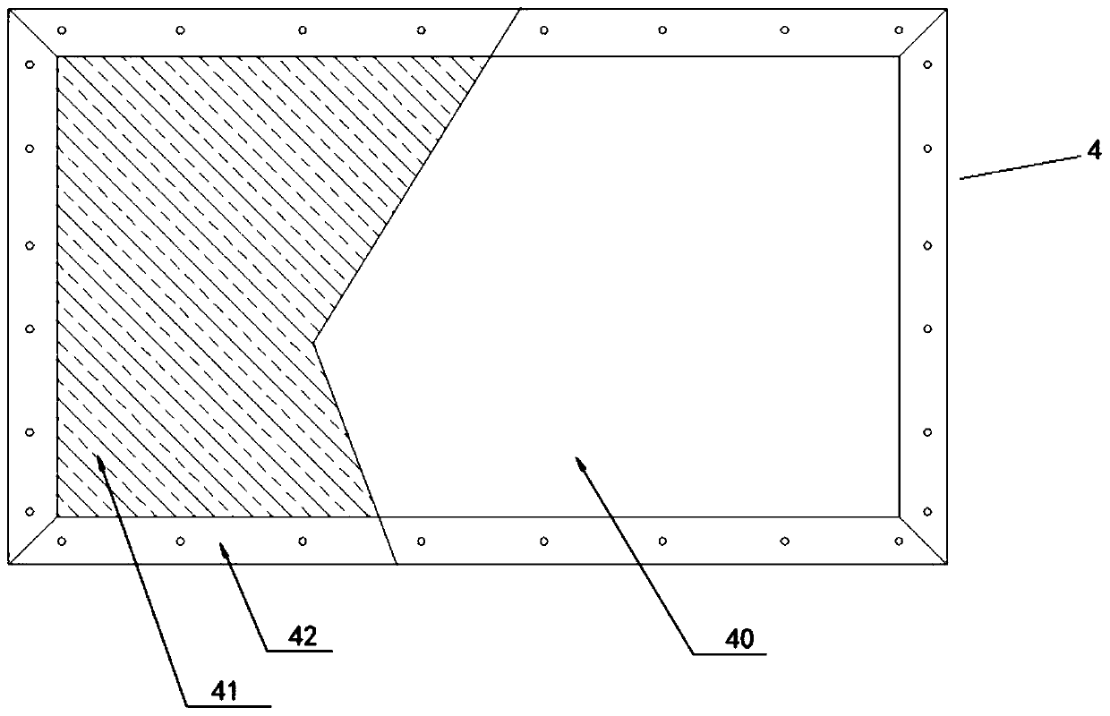 Modular assembled magnetic resonance imaging shielding room structure and construction method