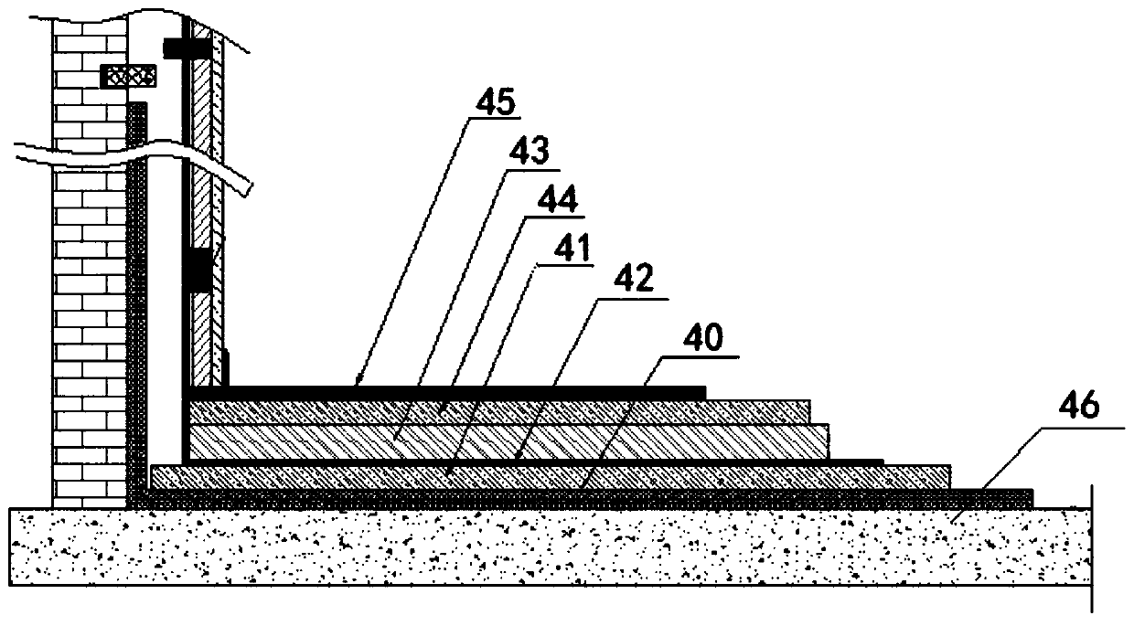 Modular assembled magnetic resonance imaging shielding room structure and construction method