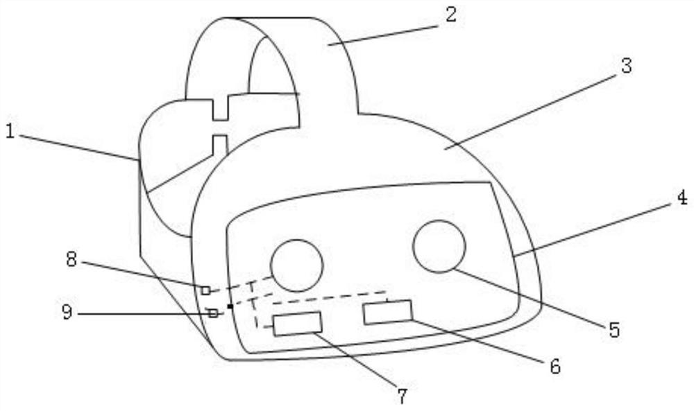 Method for achieving virtual reality and head-mounted virtual reality equipment