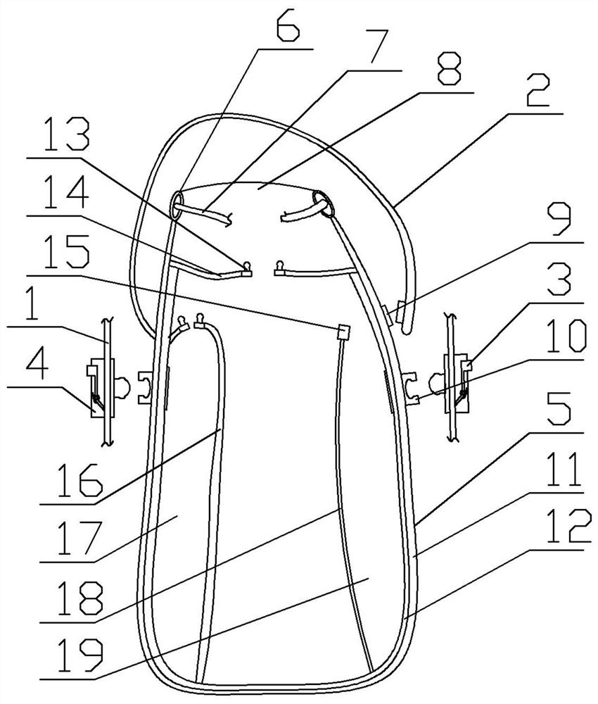 A waterproof and bacteriostatic soft material handbag