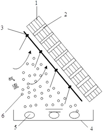 Air cooler water film cooling strengthening device and method