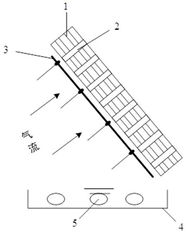 Air cooler water film cooling strengthening device and method