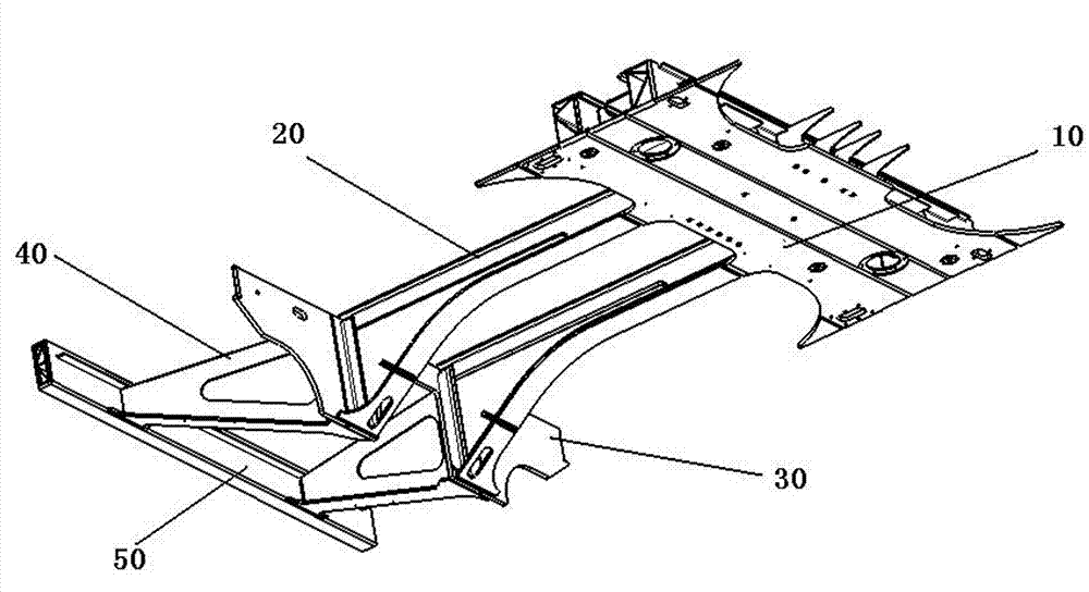 Vehicle body draft, bolster and buffer assembling and welding process