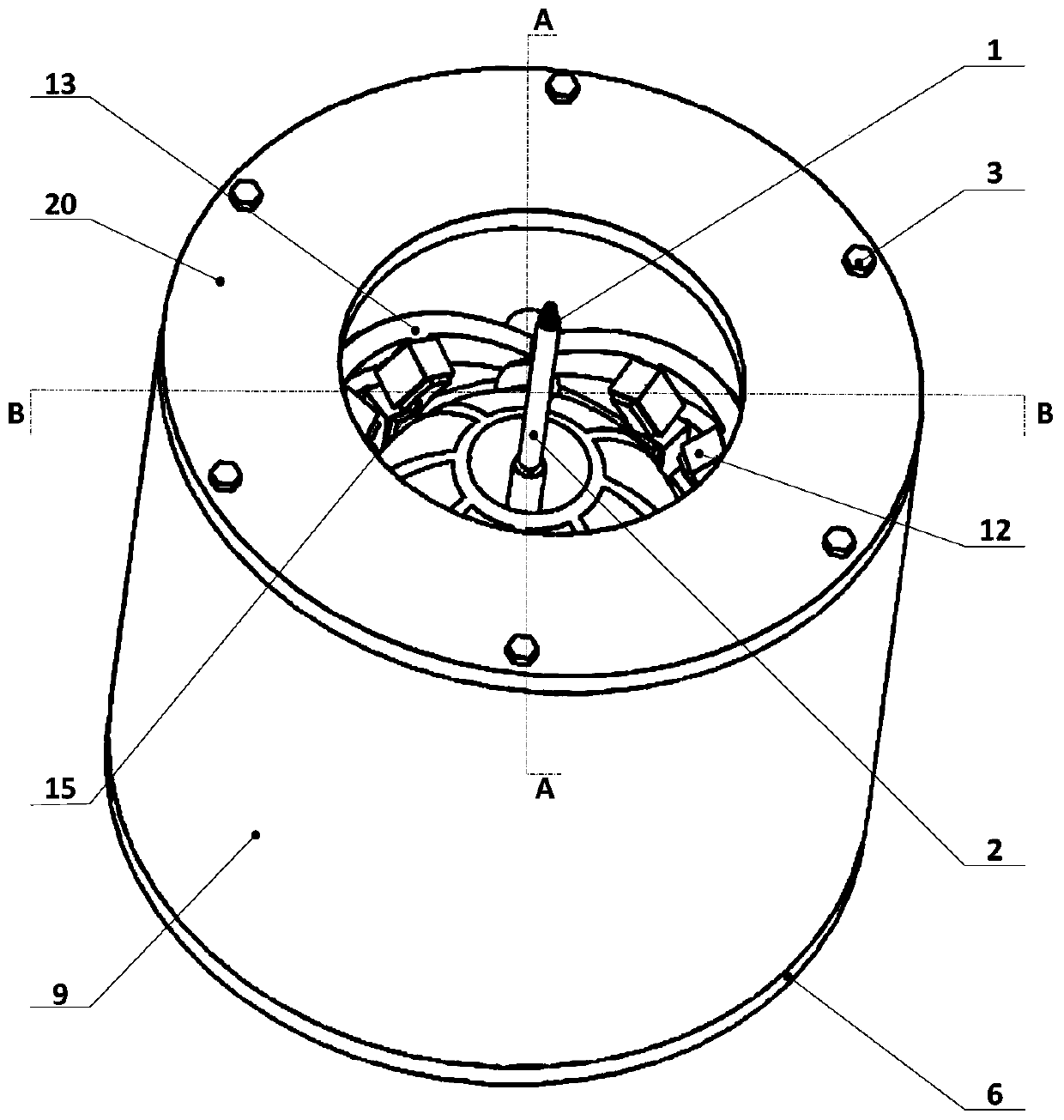 Permanent magnet rotor driving type multi-degree-of-freedom motion motor