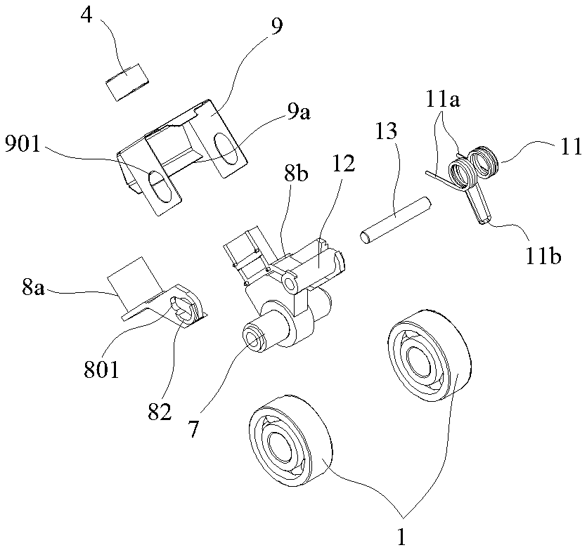 One-way coin measuring mechanism for financial equipment and equipment