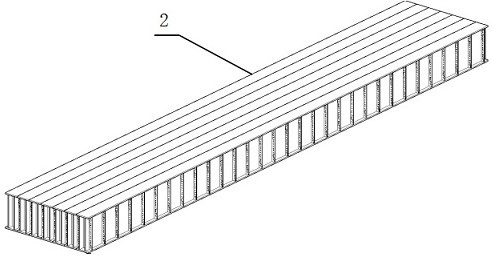 A method for strengthening the line of multi-span portable beams erected by combined steel large beams