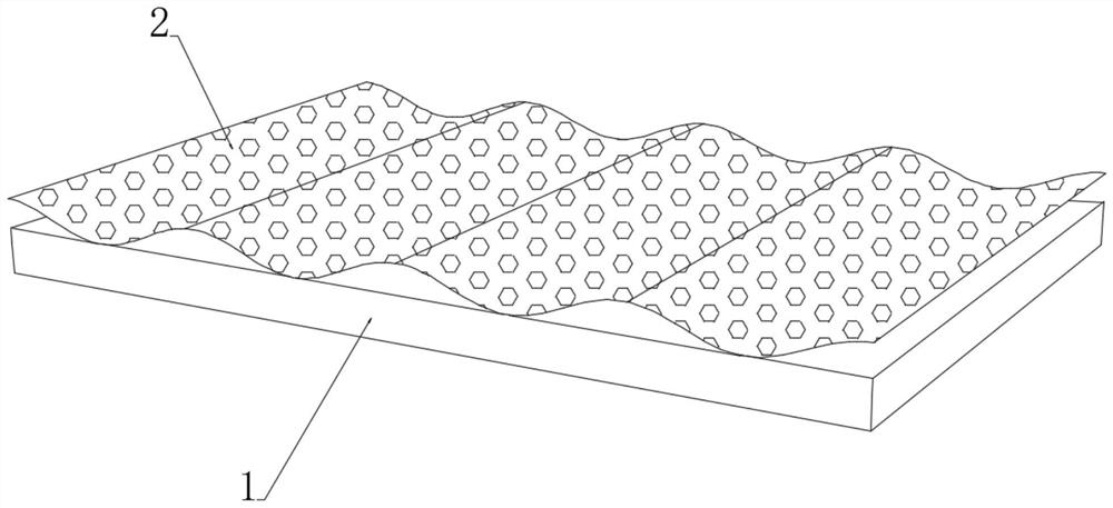 Heat conduction structure for heat dissipation of PE plate