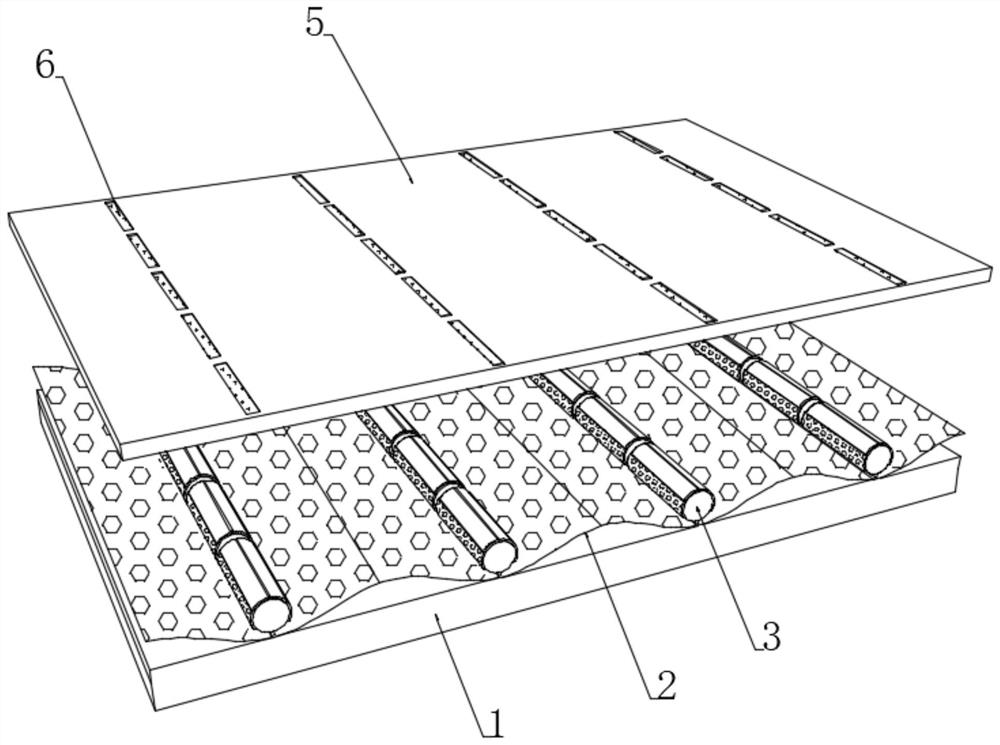 Heat conduction structure for heat dissipation of PE plate