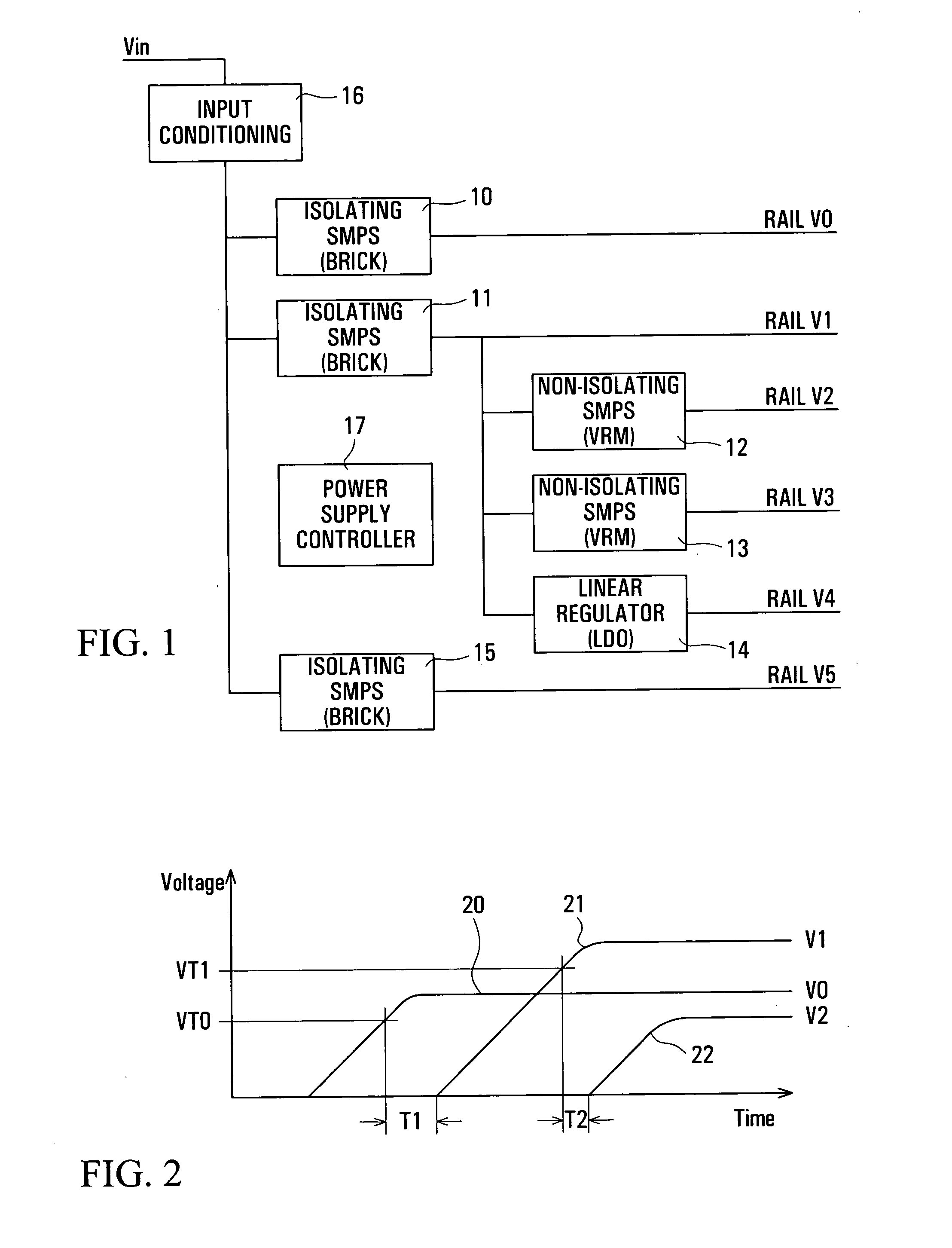 Graphical interface for configuring a power supply controller