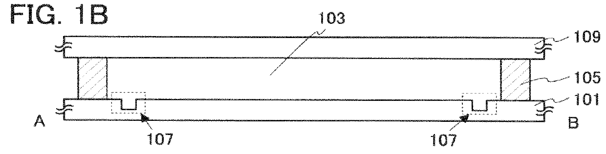 Sealing structure, device, and method for manufacturing device