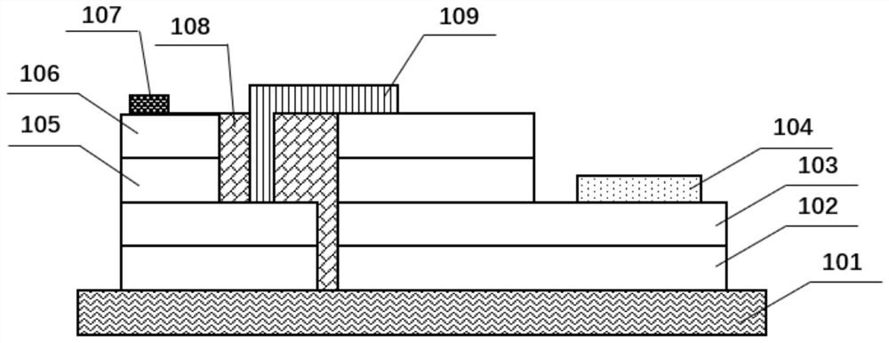 Visible light communication cascade type array LED chip