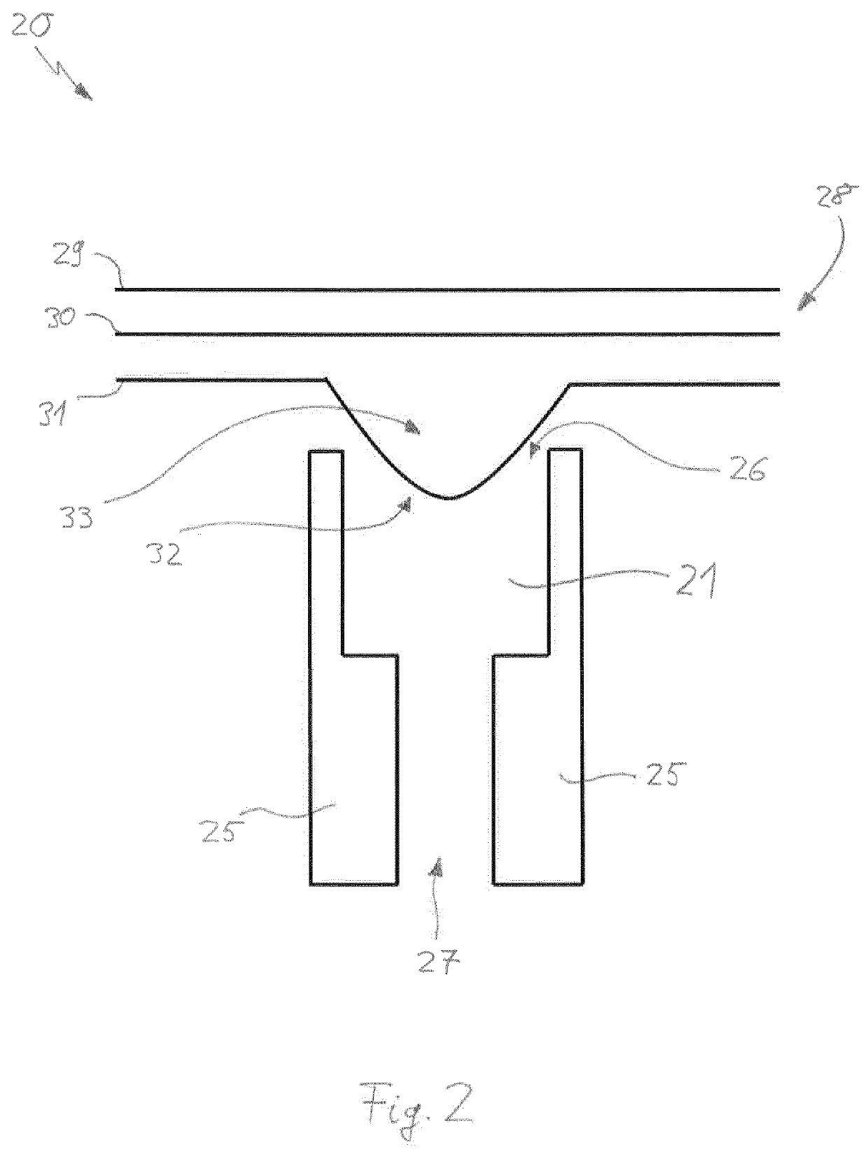 Process for carrying out an allergy test, process for determining degranulation in cells, device for carrying out an allergy test and microfluidic chip