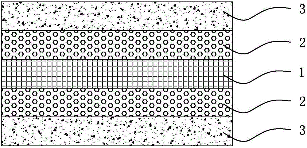 Mixed coating diaphragm and preparation method and application thereof