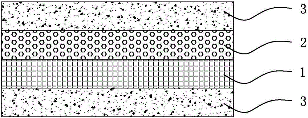 Mixed coating diaphragm and preparation method and application thereof