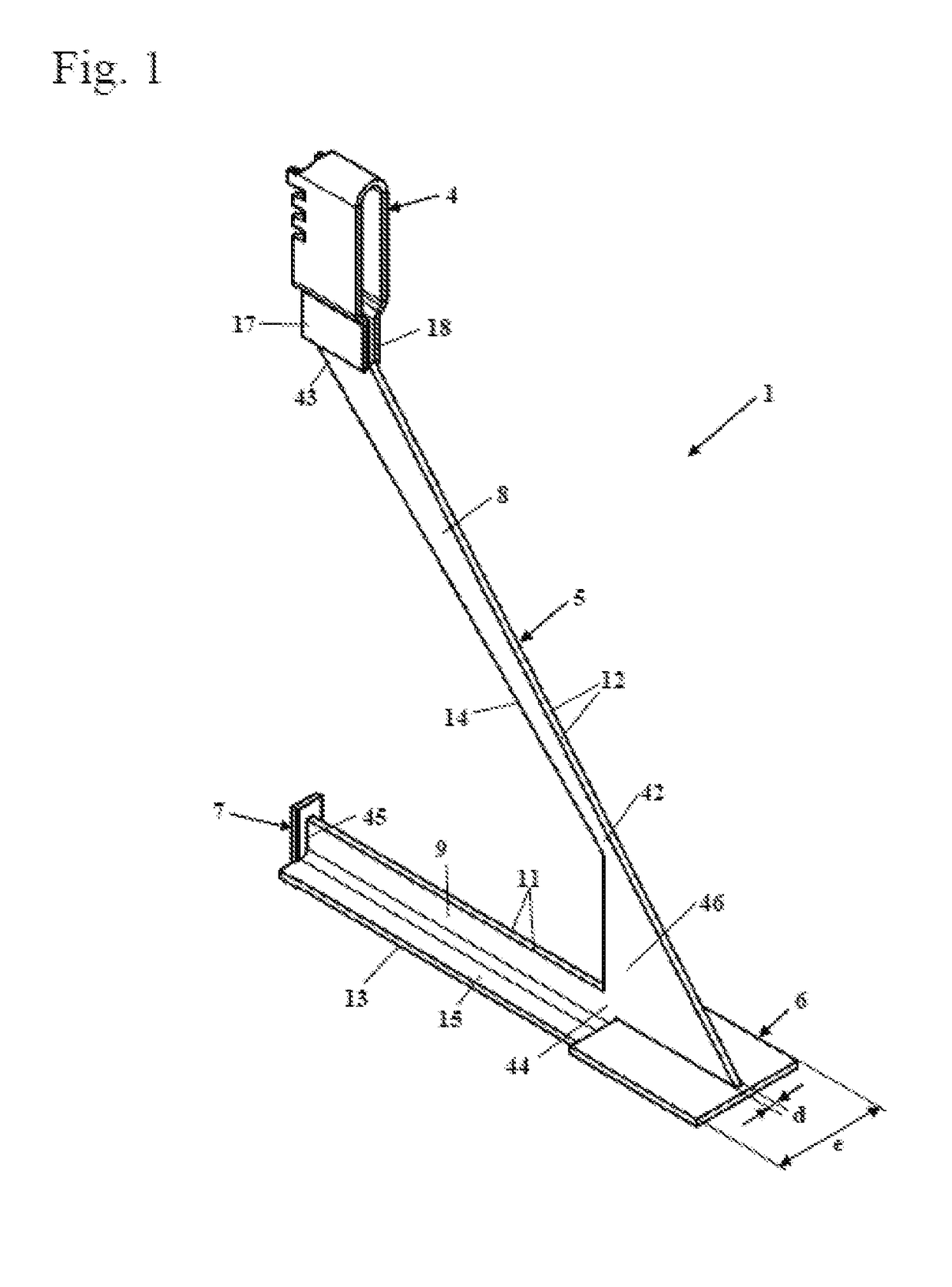 Bracket anchor for fastening a facing in a supporting wall, and web plate of a bracket anchor