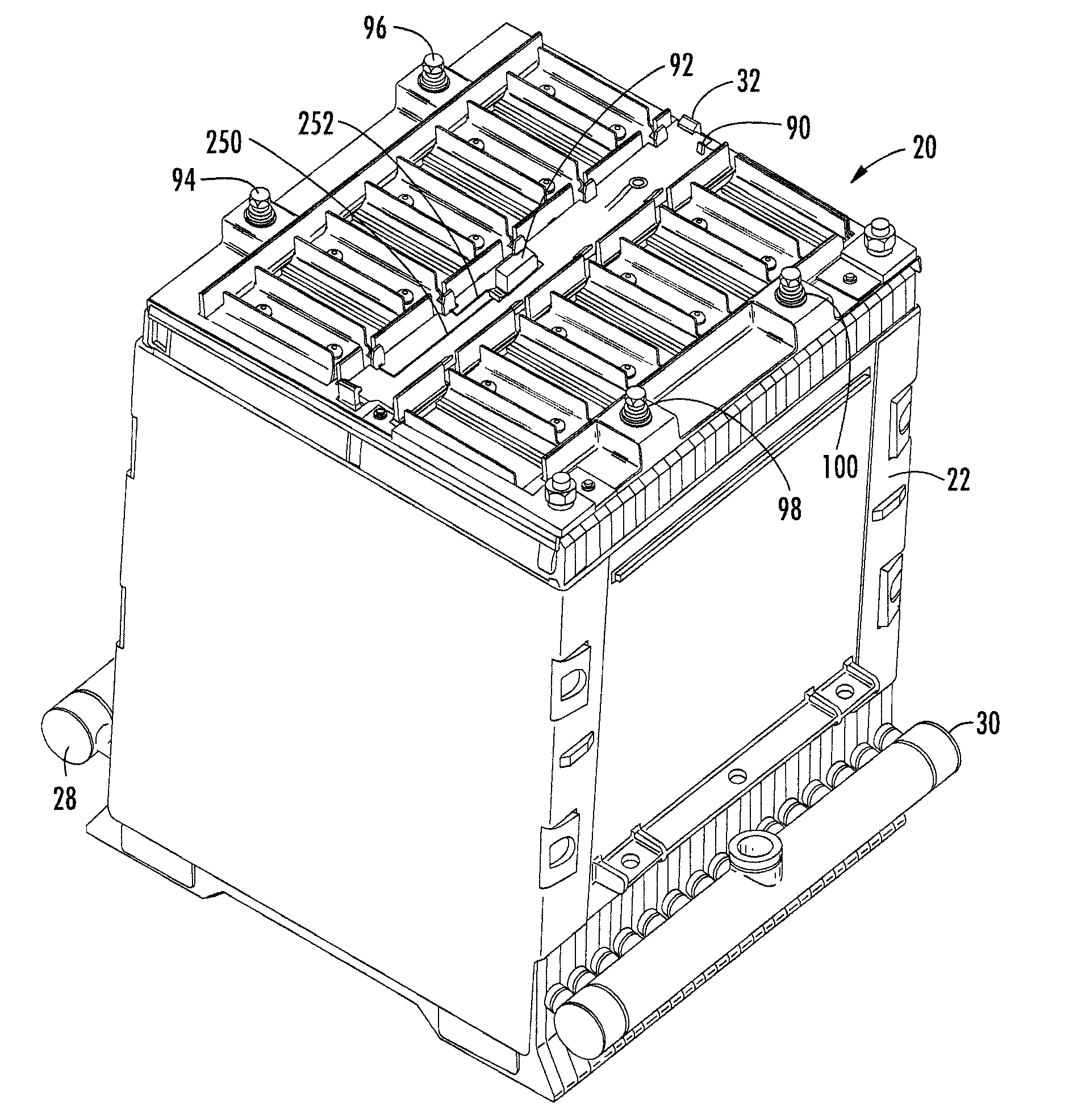 Battery Cell interconnect and Voltage Sensing Assembly and Method for Coupling a Battery Cell Assembly Thereto