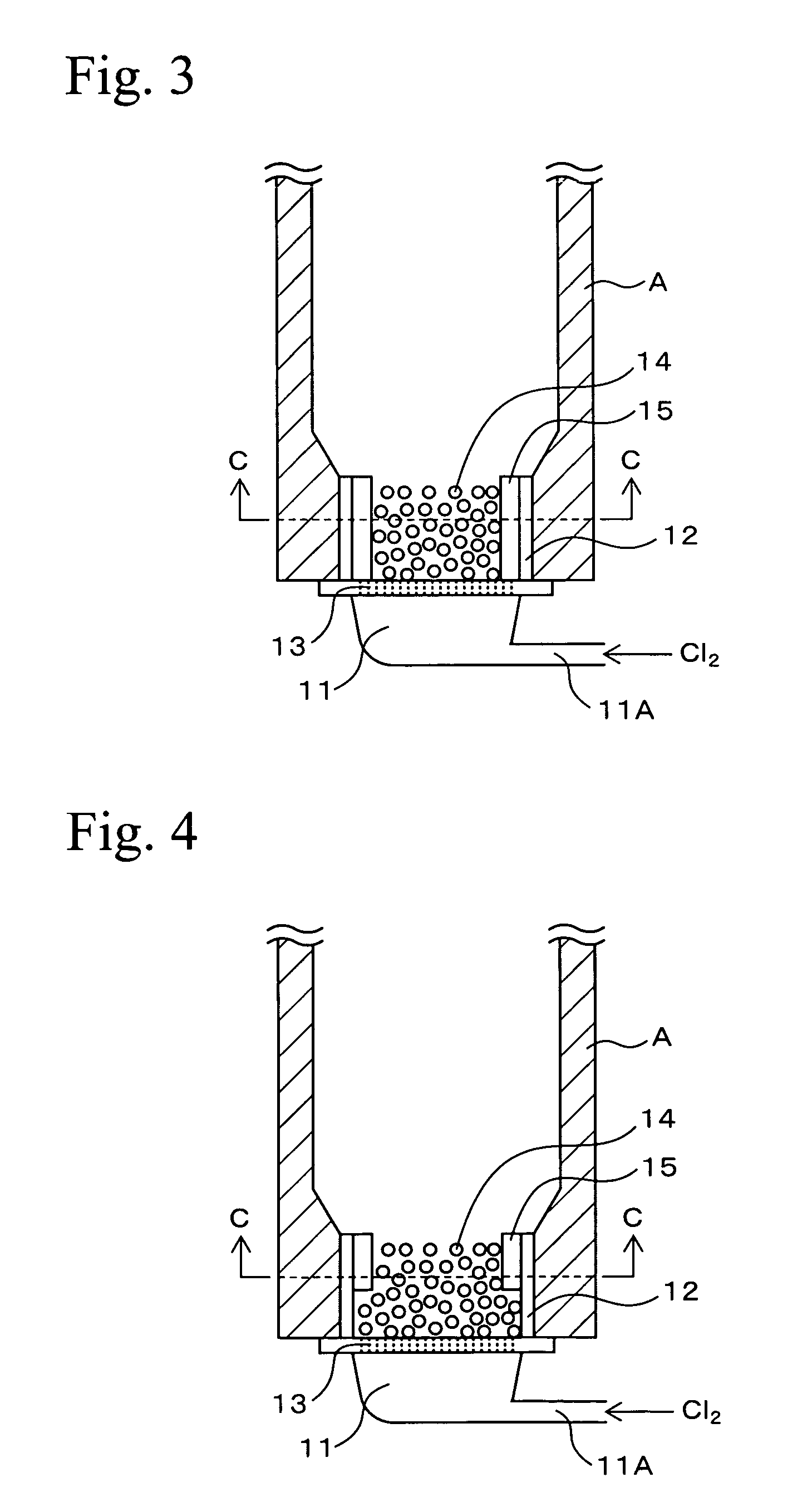 Apparatus for production of metal chloride