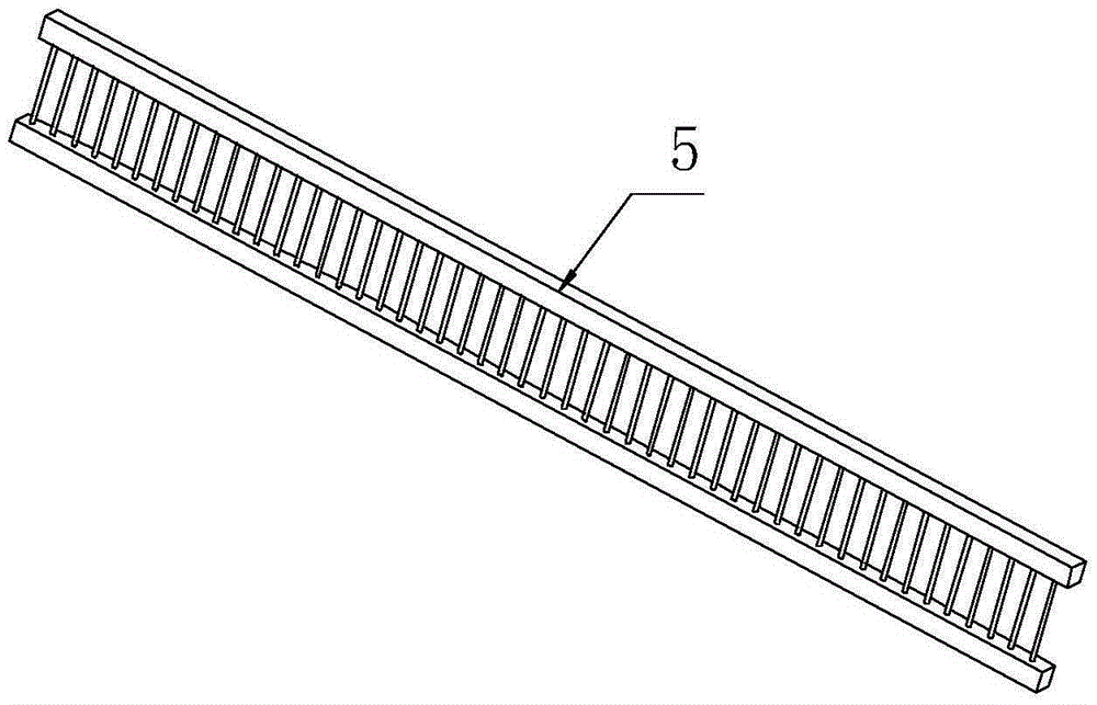 Preparation device for chopped glue-dipped fibers
