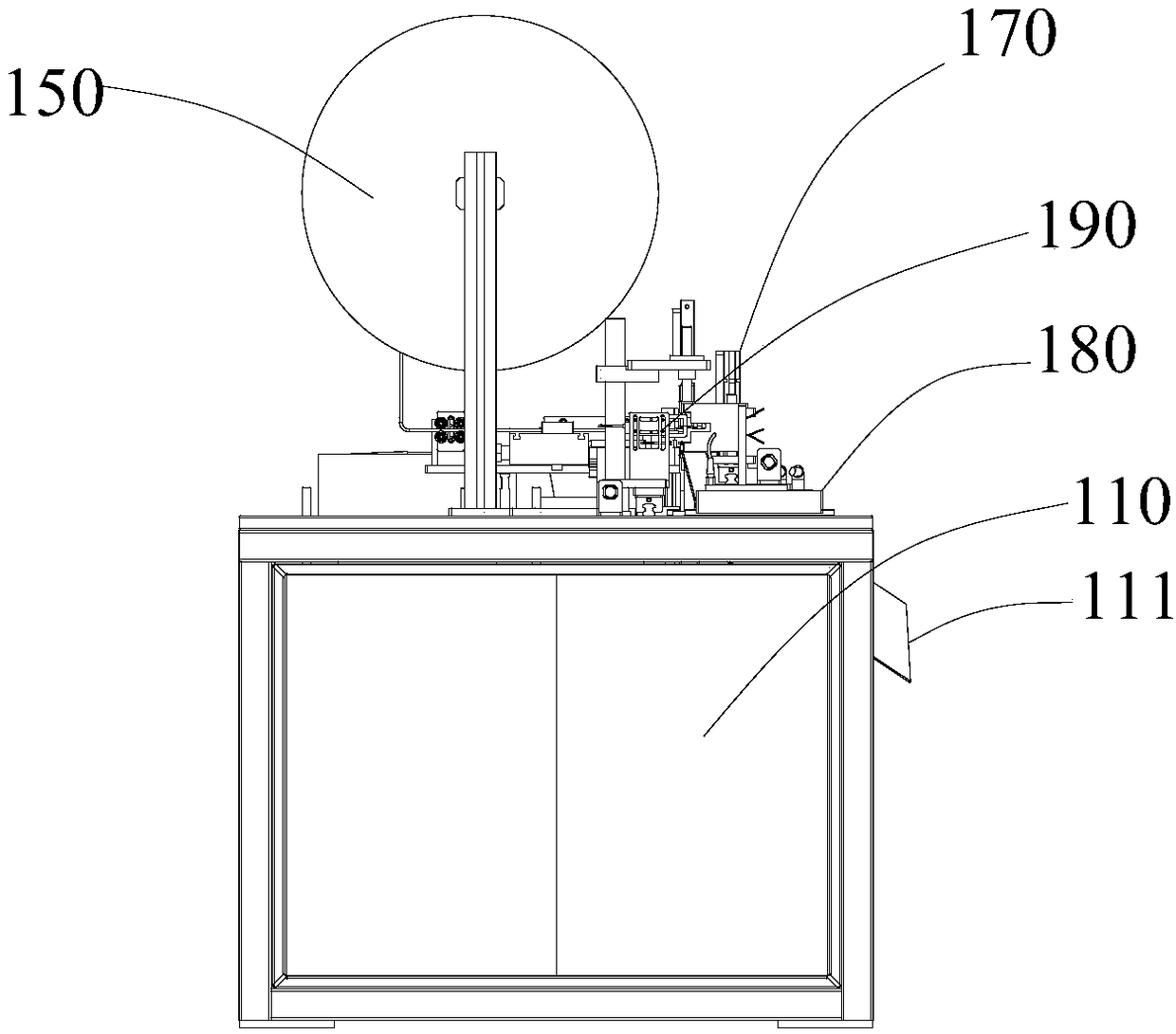 Full-automatic thermal shrinkage forming machine