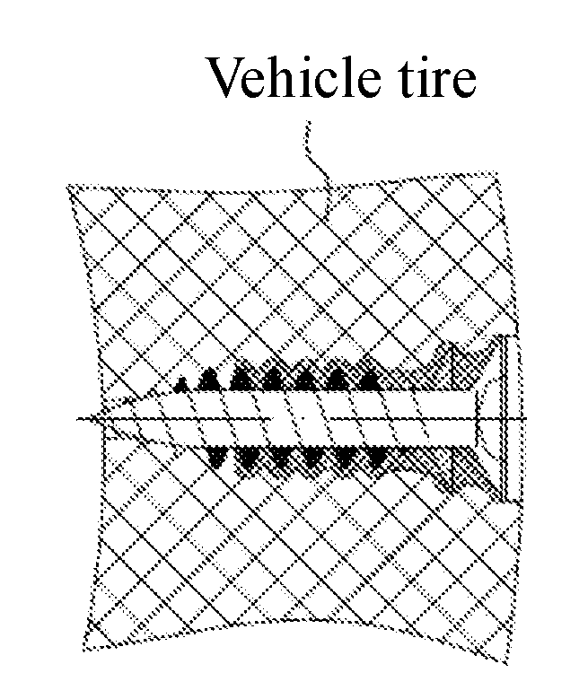 Quick tire repairing nail and using method thereof