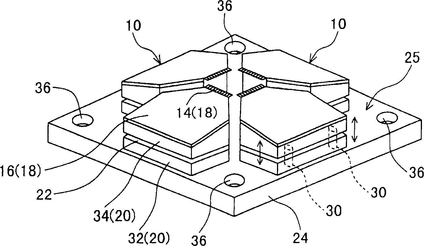 Probe, probe assembly method and probe plate
