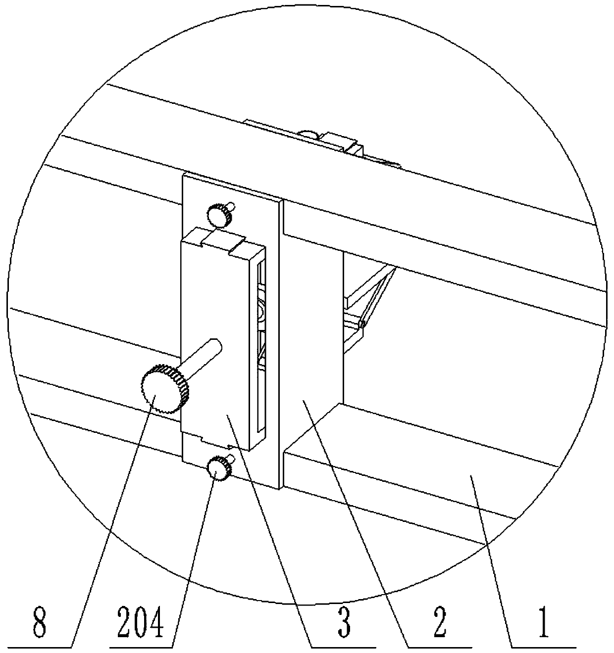 Overturning support welding jig