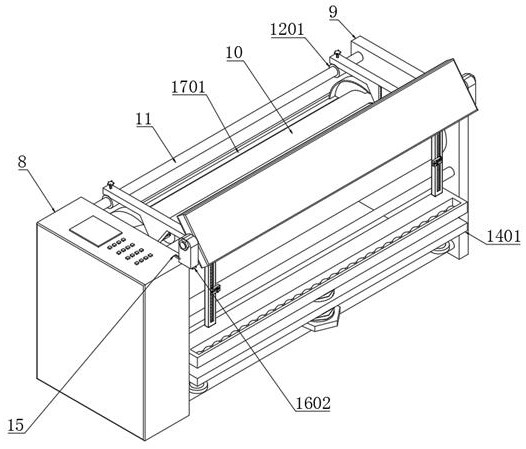 A kind of heat insulation and temperature control tent cloth and preparation device thereof