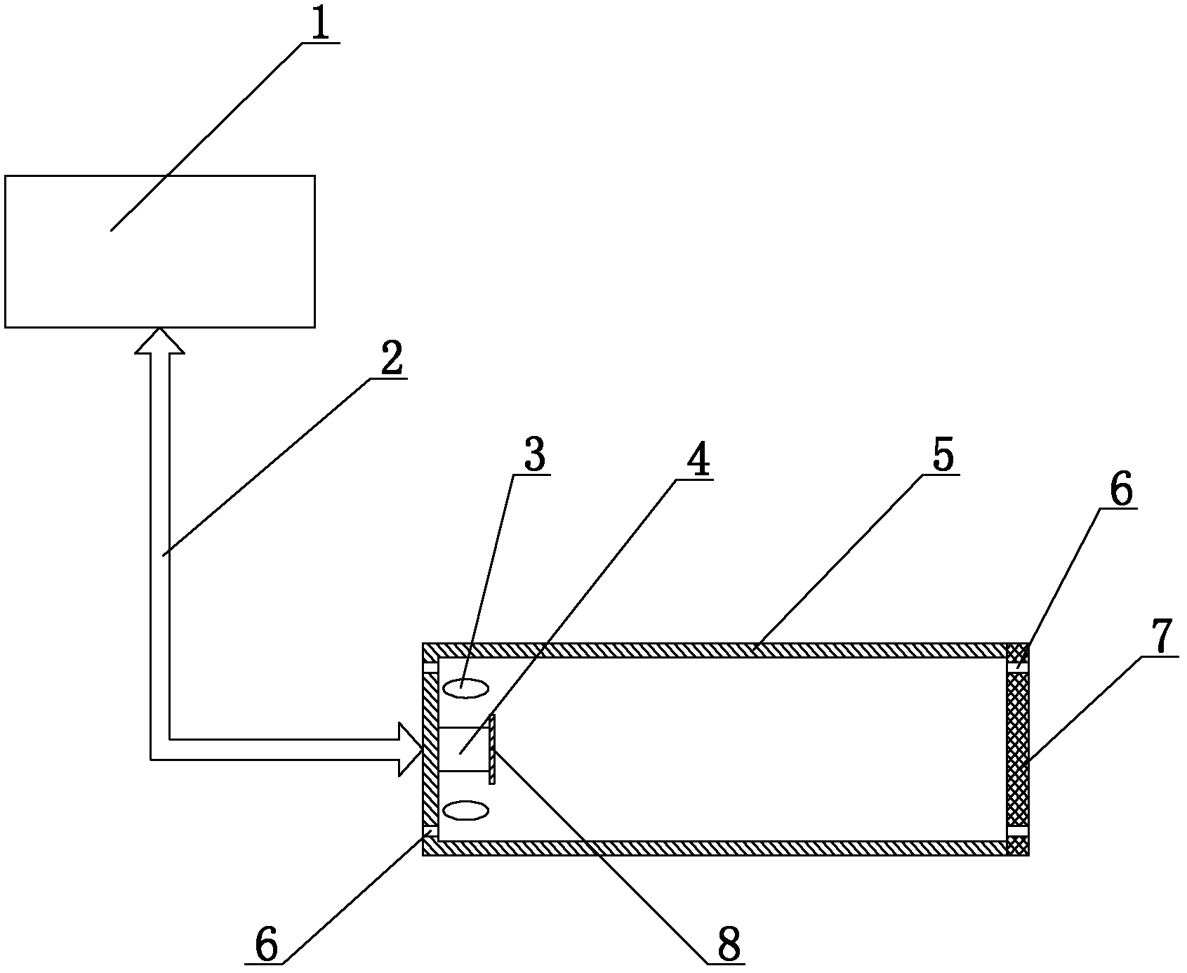 Device and method for quickly measuring light attenuation coefficient