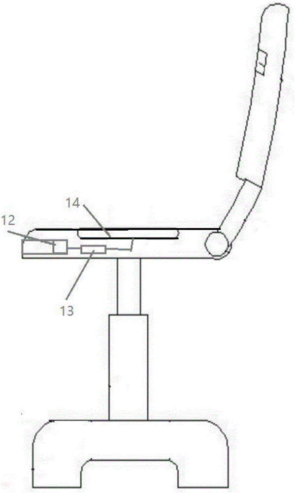 Intelligent table and chair capable of adjusting height and height adjusting method